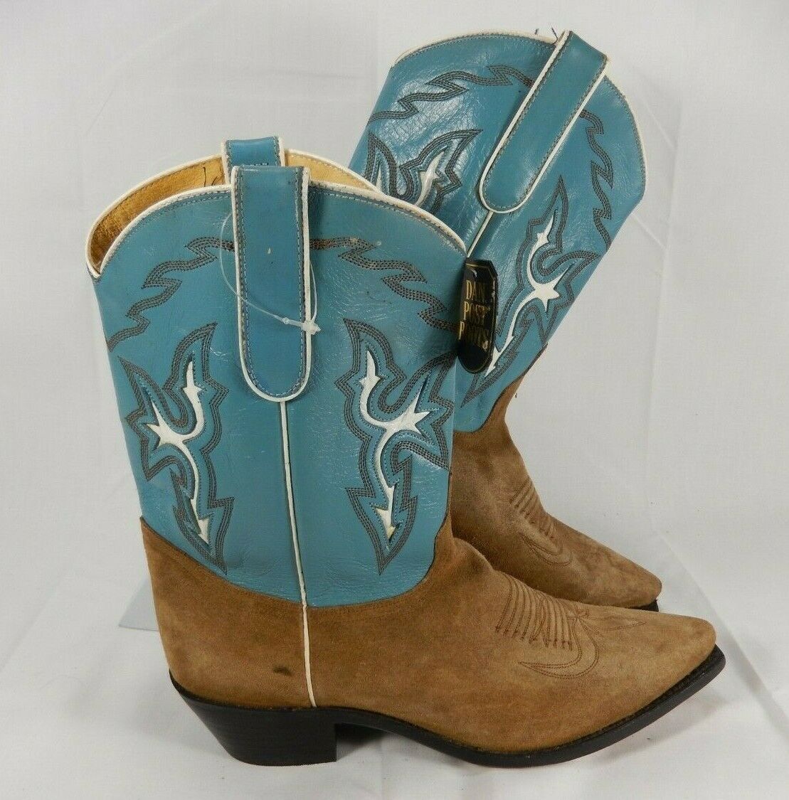 Womens Size 10 M Dan Post Blue Cowboy Boots DP22141 - Boots