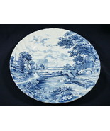 Staffordshire England BlueBrook  Dinner Plate 9.75&quot; - $22.18