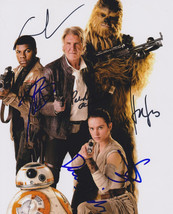 Star Wars Force Awakens Cast Signed Autographed Glossy 8x10 Photo COA Holograms - $499.99