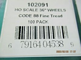 Rapido # 102091 Wheels Metal 36" (Code 88) Length 1.015" 100 per Pack HO Scale image 5