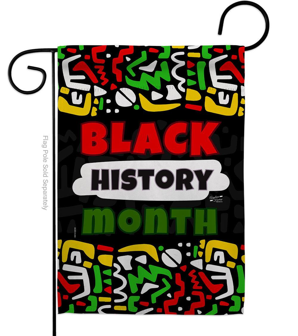 Celebrate Black History Garden Flag Lives Matter 13 X18.5 Double-Sided House Ban