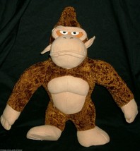 13" Nintendo 2004 Brown Diddy Kong Monkey Stuffed Animal Plush Toy Mario Bros - $18.50