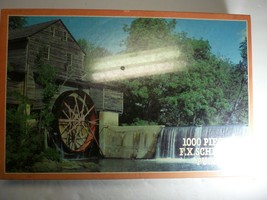RARE 1994 F.X.Schmid "The Old Mill" 1000 Piece Puzzle Sealed 26.5" by 17.25" - $39.59