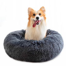 23.6&quot; x 23.6&quot; Pet Cat Bed, Fluffy Cuddler Dog Bed for Small Dogs - $32.99