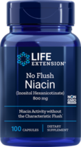 3X $13 Life Extension No Flush Niacin 640 mg (= 800) cholesterol blood pressure image 2