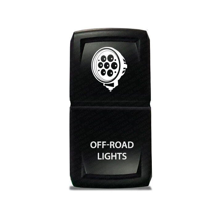 CH4x4 Rocker Switch V2  Off-Road Ligths Symbol - Vertical - White LED