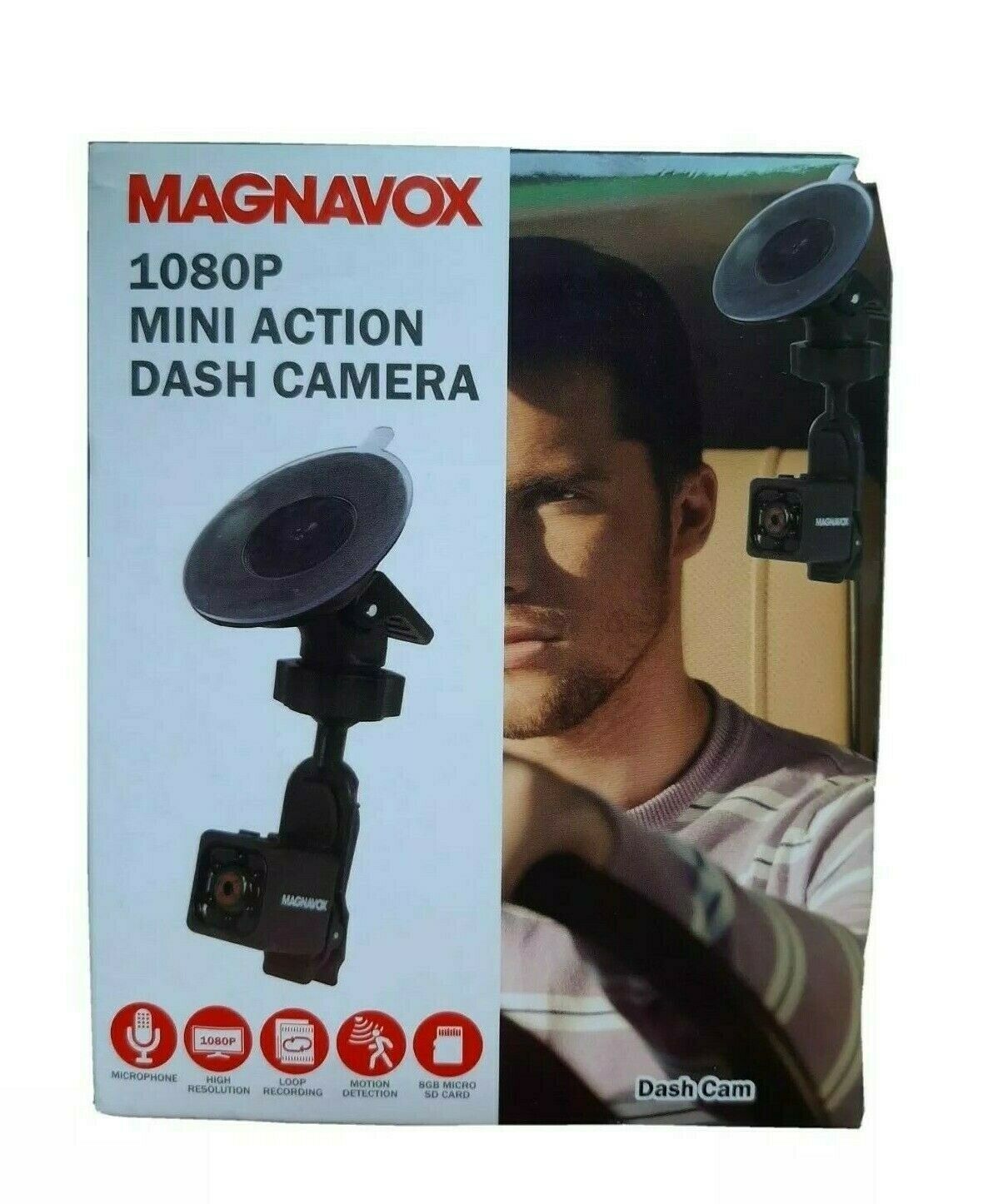 Magnavox Mini Action Camera 1080p Video Record- New