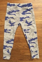 Gap Kids Gray Grey Blue Camo Camouflage Pajama Sleep Sleepwear Pants 4 - $19.99