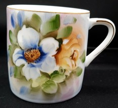 Lefton China Floral Design Pattern Cup / Mug Hand Painted SL3918N - $8.99