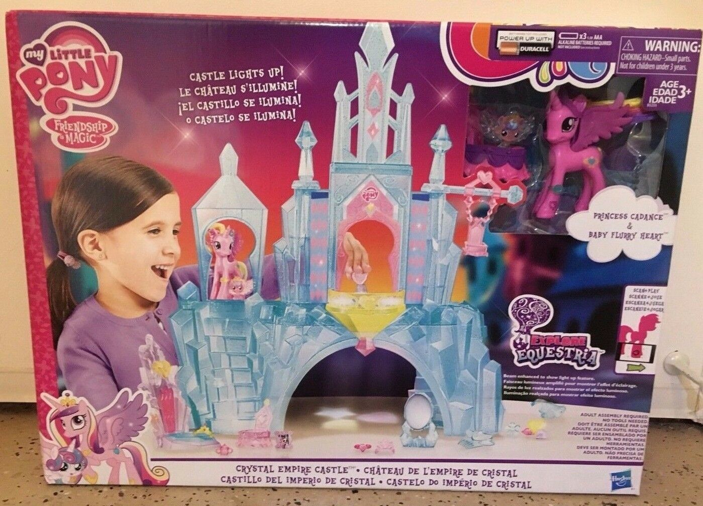 my little pony equestria crystal empire castle playset