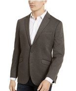 $295 KENNETH COLE REACTION MEN&#39;S STRETCH KNIT SPORT COAT 48R GREY New Ma... - $98.01