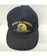Bradley County Soil Conservation Denim Mesh Snapback Trucker Baseball Ca... - $10.70