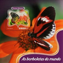 Butterflies Stamp Delias Hyparete Heliconius Melpomene S/S MNH #7260 / B... - $16.50