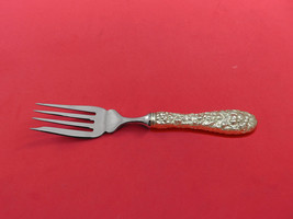 Rose by Stieff Sterling Silver Fish Fork Individual Notch tine 8" HH WS Custom - $78.21