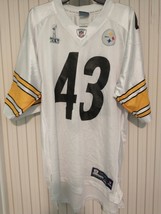 Troy Polamalu #43 Pittsburgh Steelers Super Bowl XL NFL Reebok Jersey Me... - $46.40