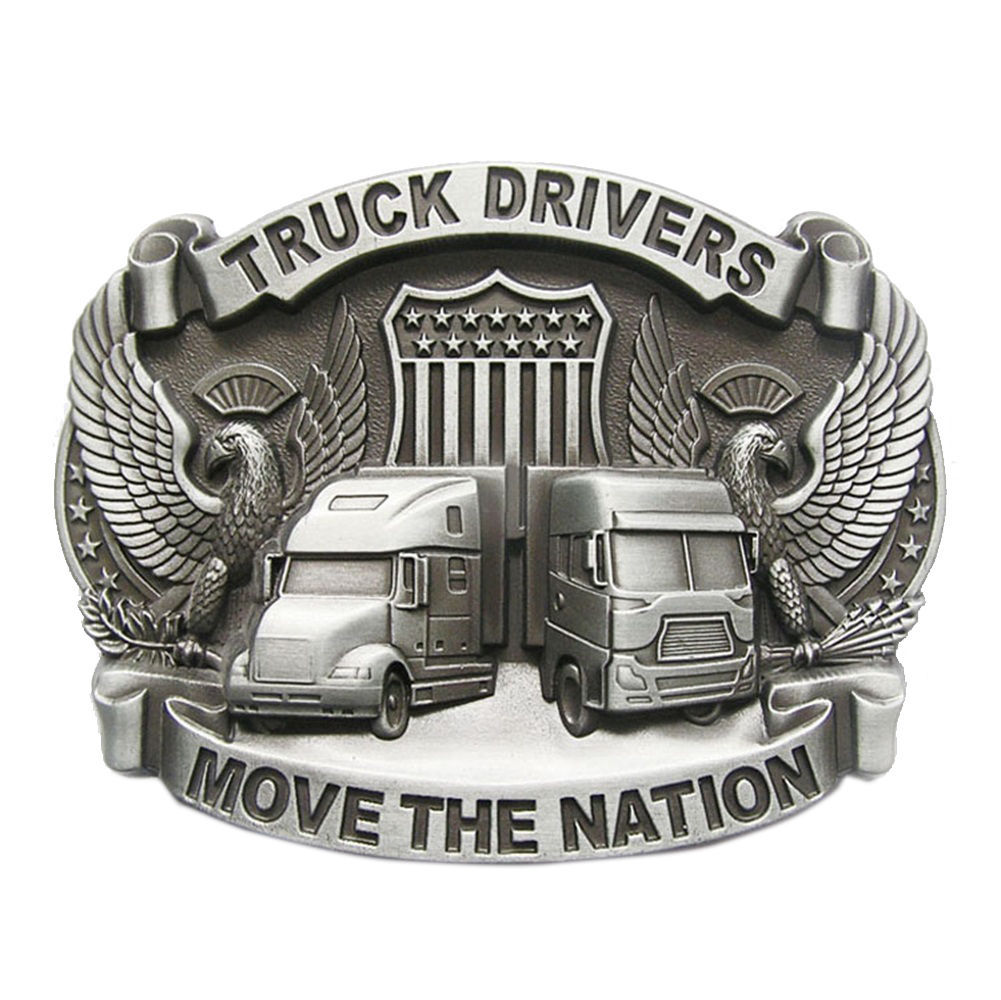 Men Belt Buckle Truck Driver Belt Buckle Gurtelschnalle also Stock in