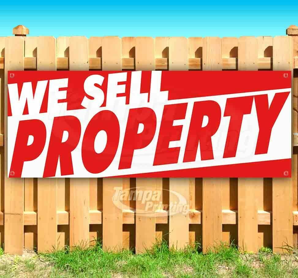 WE SELL PROPERTY Advertising Vinyl Banner Flag Sign Many Sizes ...