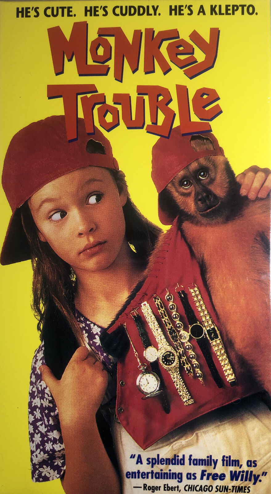 Monkey Trouble(VHS,1994)Harvey Keitel Thora Birch Mimi RogersBRAND NEW