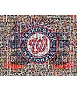 Washington Nationals and Senators Mosaic Print  designed using players t... - $42.00+