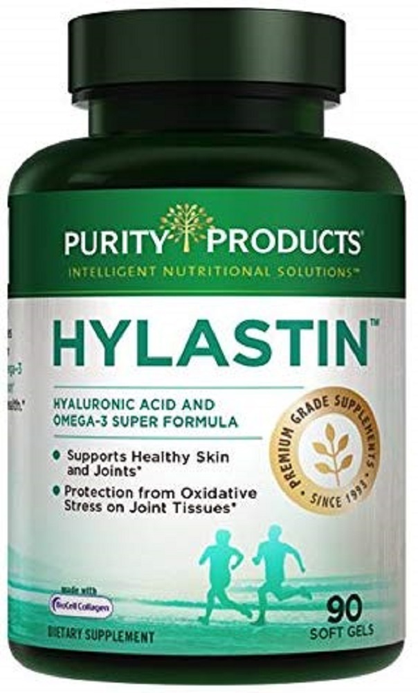 Hylastin - Hyaluronic Acid and Omega-3 Fish Oil Super Formula - 90 Capsules