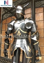 NauticalMart Medieval Full Suit of Armor Wearable Knight Gothic Suit with Horns 