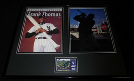 Frank Thomas Signed Framed 16x20 Beckett Tribute Display JSA Chicago White Sox image 1