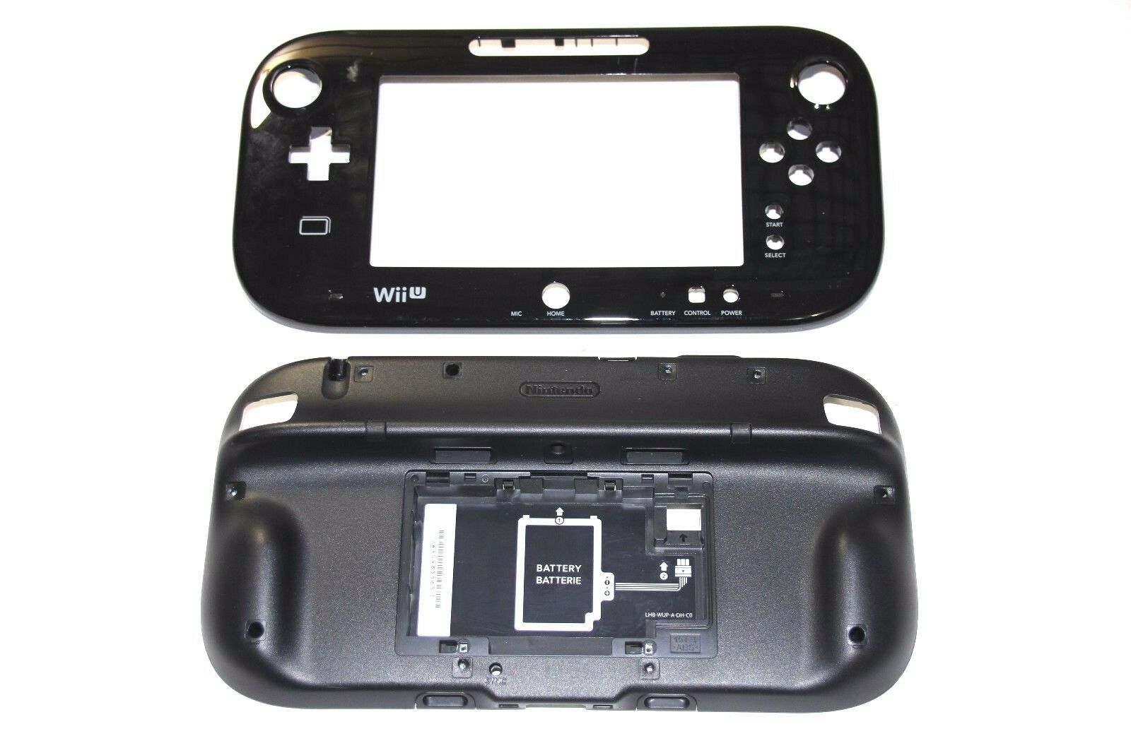 OEM NINTENDO WII U GAMEPAD HOUSING SHELL REPLACEMENT PART WUP010 Front