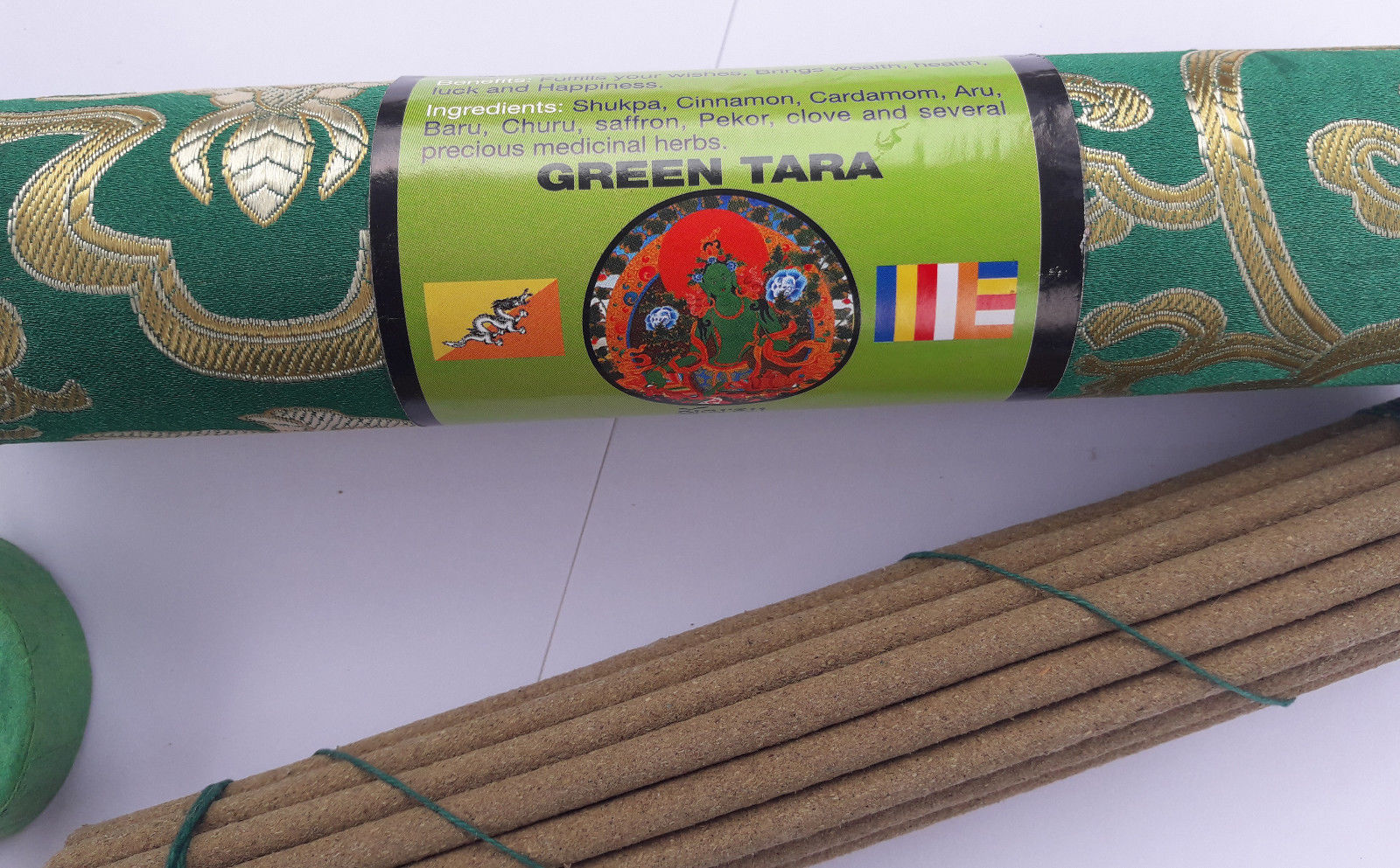 White Tara Tribute Brocade Tibetan Ancient Incense Sticks
