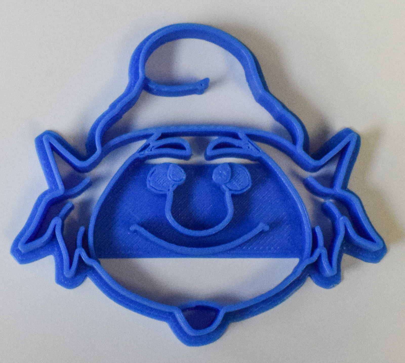 Smurf Face The Smurfs Cartoon Movie Hackus Cookie Cutter 3D Printed USA PR498