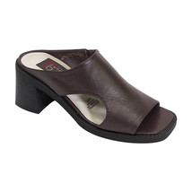 PEERAGE Trudy Women Wide Width Elegant Chic Comfort Leather Heeled Sandals - $34.95
