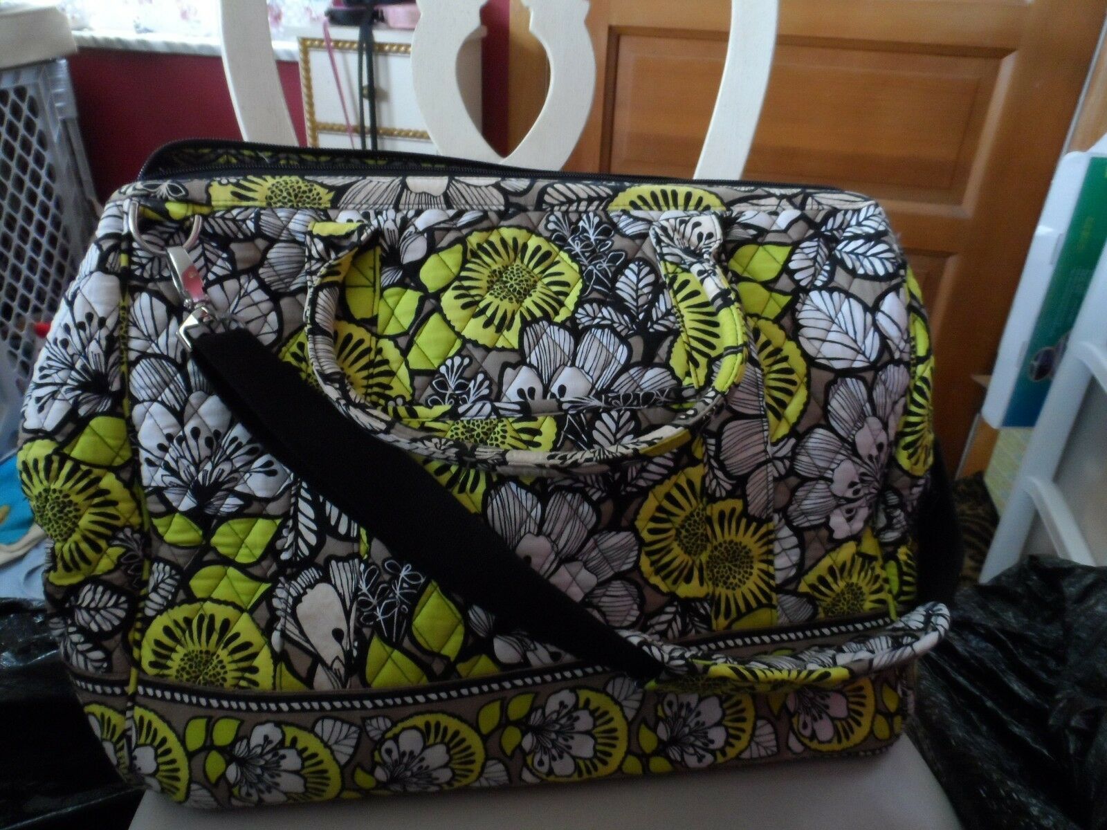 vera bradley frame travel bag