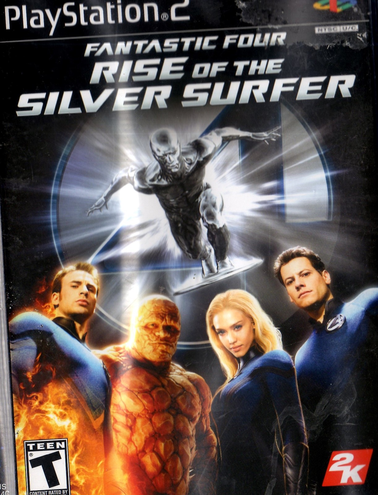 Playstation 2- Fantastic Four Rise of the Silver Surfer - Video Games