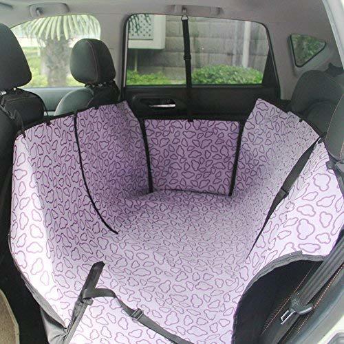 PANDA SUPERSTORE Waterproof Bench Seat Dog Car Seat Cover Purple Cloud