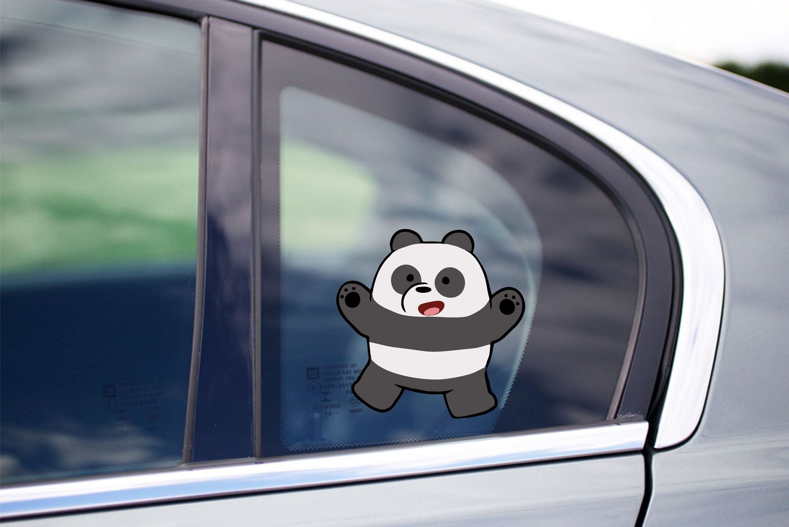 Pan Pan Bear Car Truck Window Vinyl Decal Sticker Anime Cute Panda Bear