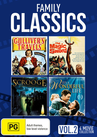 Gulliver's Travels / Magic Sword / It's a Wonderful Life DVD | Region 4