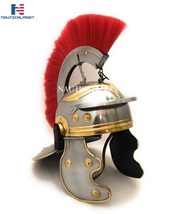 NauticalMart Officer Centurion Historical Roman Helmet w/Red plume 