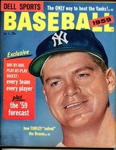 Baseball #7  1959-Dell-Bob Turley-MLB-VF/NM - $90.94