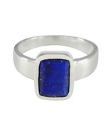Lapis Lazuli 925 Bague en argent massif Bijoux artisanaux pour cadeau de... - $12.69
