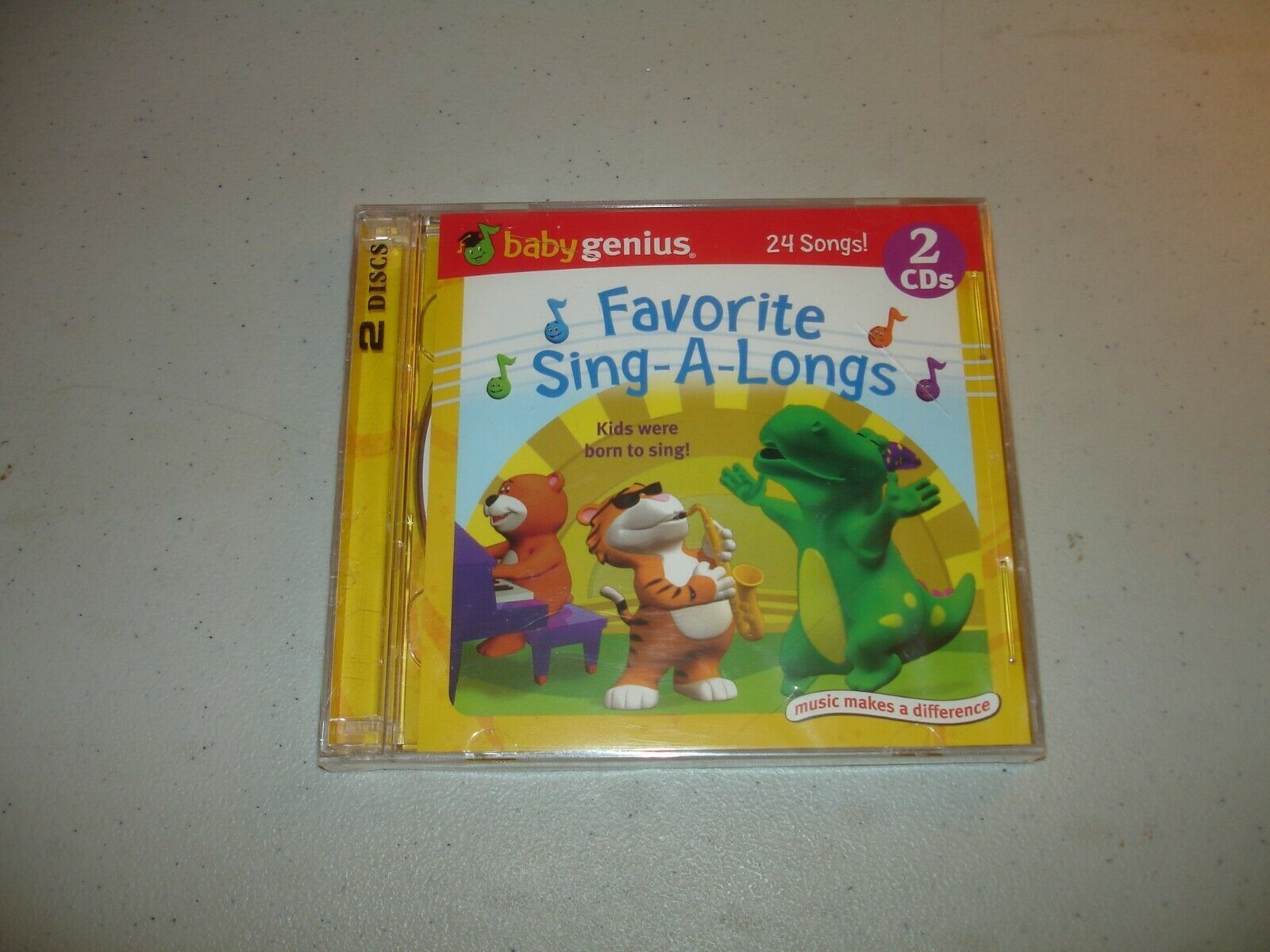 Baby Genius® Favorite Sing-A-Longs (2 CDs, 2009) Brand New, Sealed, 24 ...