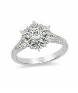 0.20 Ct Round Cut Diamond Wedding Engagement Ring 14k White Gold Finish 925 - $95.99