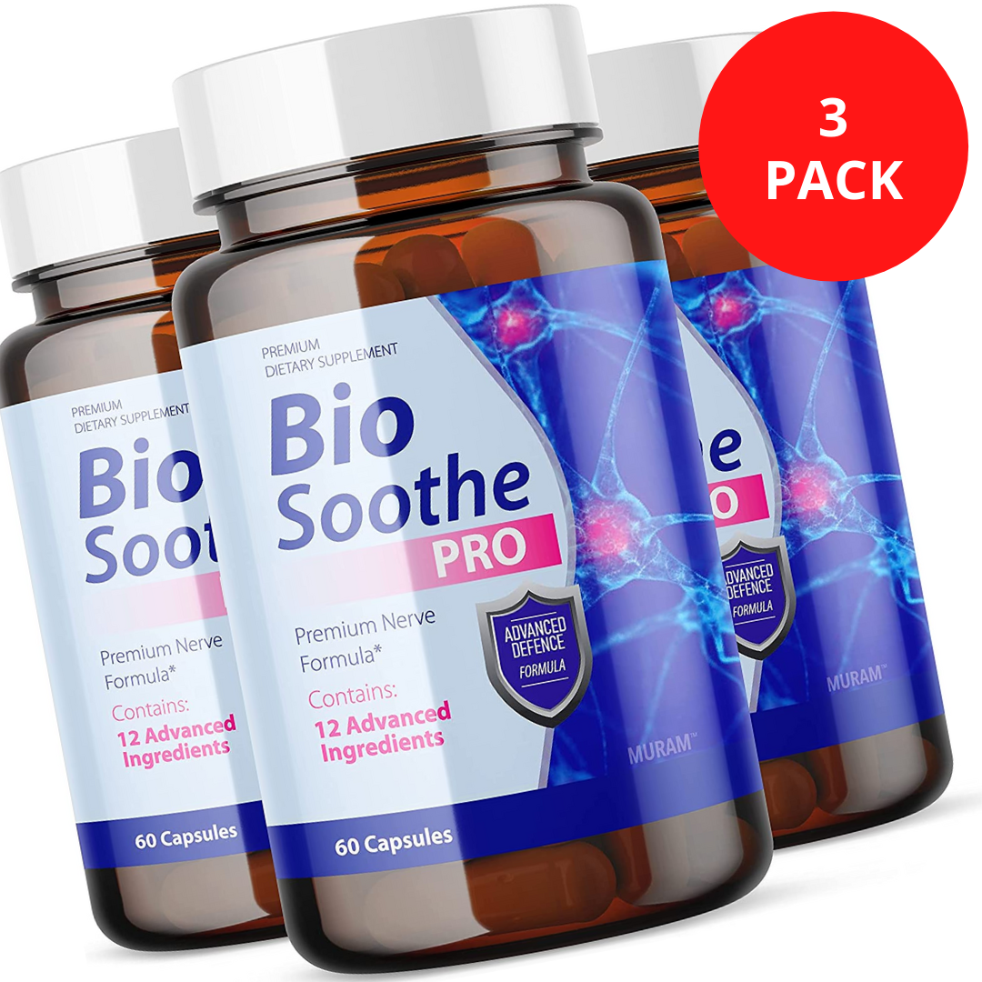 BIO SOOTHE PRO Neuropathy Treatment Nerve Pain Supplement, 180 Capsules