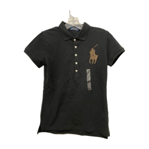 Polo Ralph Lauren BLACK Women's S/S T-Shirt, US Small