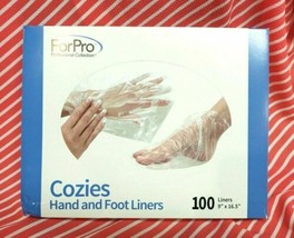 100ct HAND &amp; FOOT LINERS Cozies Paraffin Wax, Heated Mitt &amp; Treatments B... - $16.63