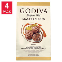 4x Godiva Masterpieces Assortment of Legendary Milk Chocolate 14.9 oz Ea... - $75.23
