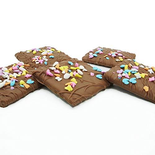Philadelphia Candies Easter Faces Gift, Milk Chocolate Covered Graham Crackers,
