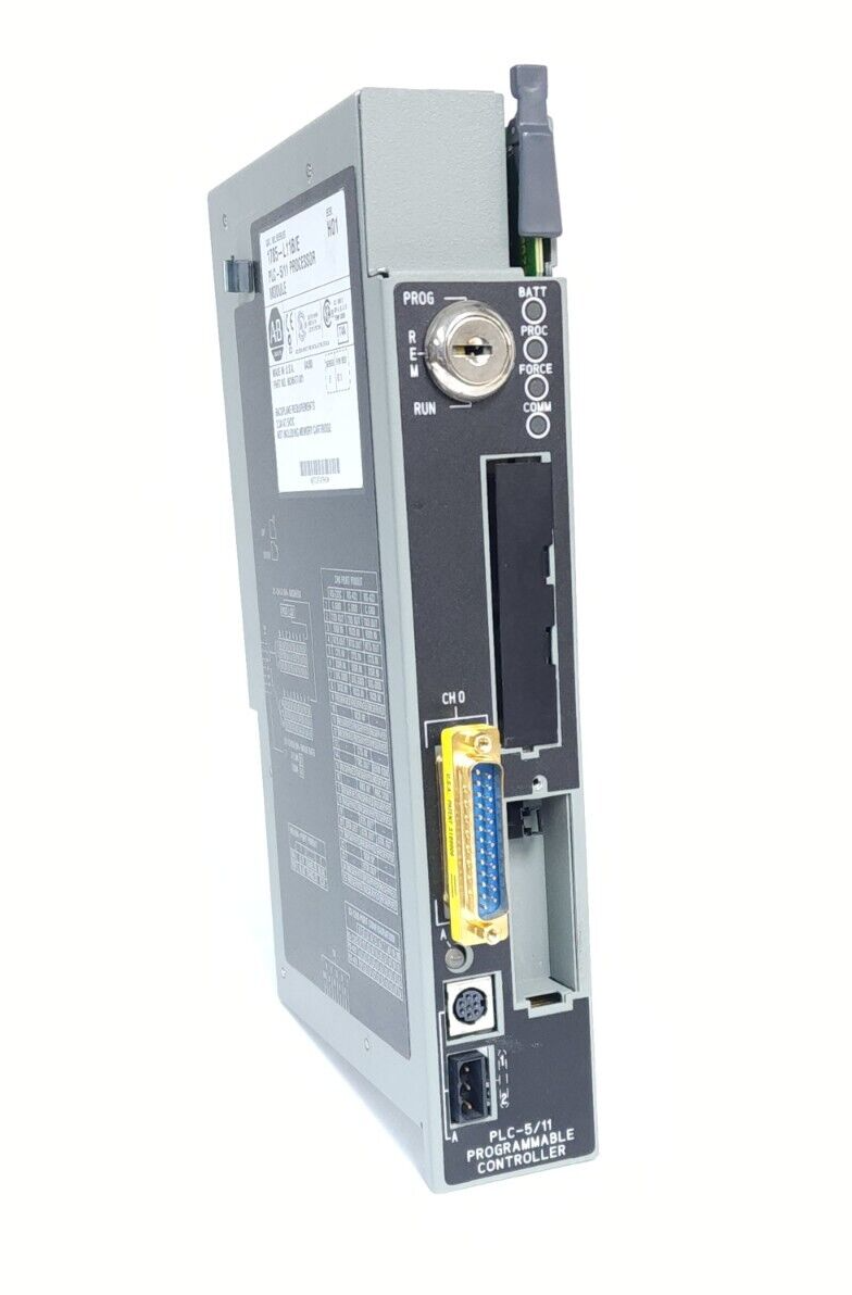 ALLEN BRADLEY 1785-L11B/E PLC-5/11 PROCESSOR MODULE SER. E F/W REV. D.1 ...