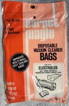 VTG Carpet Magic Electrolux Tank Cleaner Style 208 Vacuum Bag Qty 2 Bags NOS - $9.49