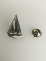 Yacht Pewter Lapel Pin Badge Handmade In UK - $7.50