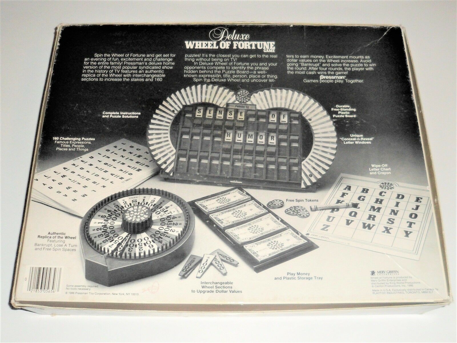 wheel of fortune board game 1975