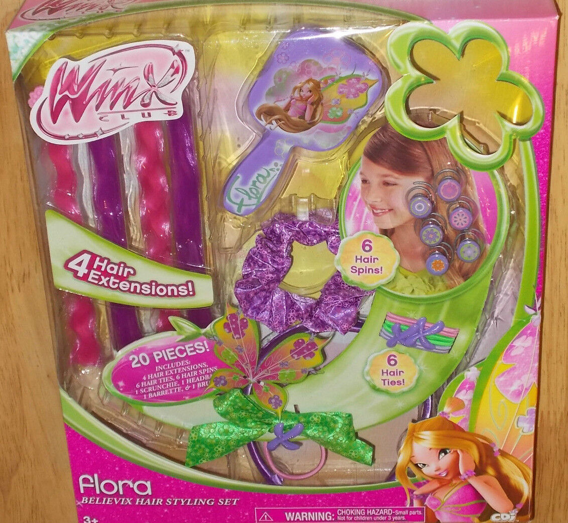 Winx Exclusive Winx Club FLORA Believix HAIR STYLING SET - Hair Accessories